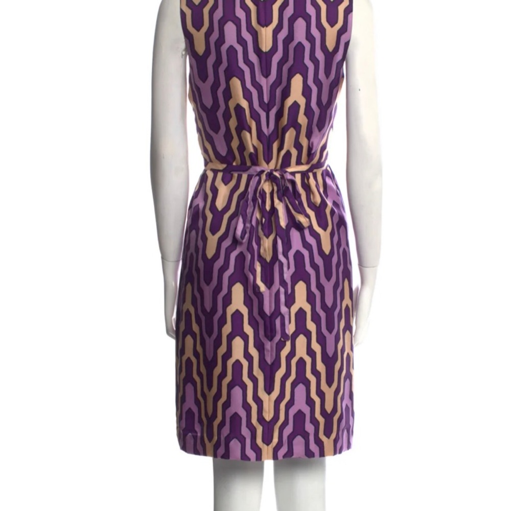 Tory burch Linda dress, Shirtdress, No Sleeve, A-Line, Drawstring, Women Size 2 - Picture 2 of 11